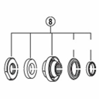 Y2T898030 左ロックナットユニット 1個 SHIMANO(シマノ) 【通販