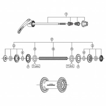 ロックナットユニット SHIMANO(シマノ)