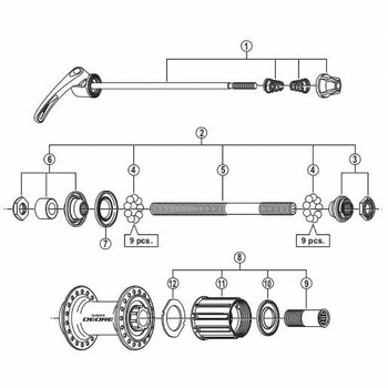 FH-T610 クイッククミ173mm - SHIMANO(シマノ)