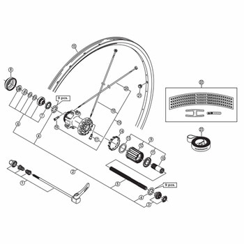 フリーホイールユニット SHIMANO(シマノ)