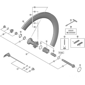 Y3DZ98060 FH-9000 フリークミ 1個 SHIMANO(シマノ) 【通販モノタロウ】