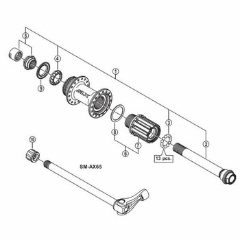 FH-M678 フリーホイールUT SHIMANO(シマノ)