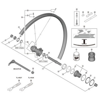 SHIMANO(シマノ) WH-M9000 スポーク 298mm SHIMANO(シマノ)