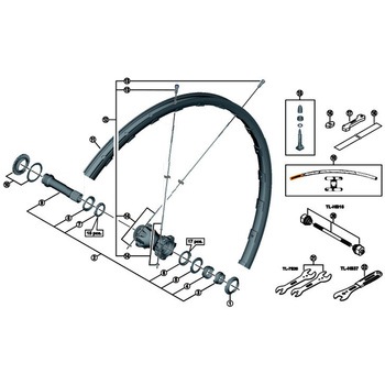 WH-M9000 リムステッカー SHIMANO(シマノ)