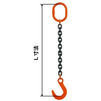 SE5 8×1.5M スリングチェーン シングル(アイタイプ) 1組 pewag 【通販