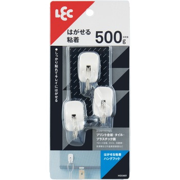はがせる粘着ハングフック LEC(レック)