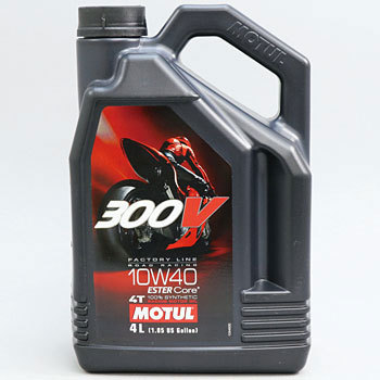 MOTUL 300V 10W-30 4Tモーターオイル 1L×4本