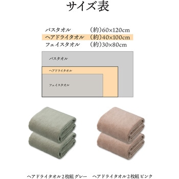 カラリデイ ヘアドライタオル シービージャパン