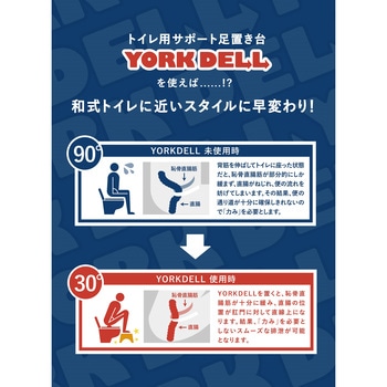 トイレ用サポート踏み台 YORKDELL シービージャパン