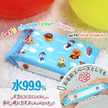アンパンマン おしりふき 厚手 LEC(レック)