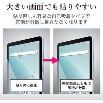 dtab Compact d-52C ガラスフィルム 高透明 強化ガラス 指紋防止 飛散防止 気泡防止 エレコム