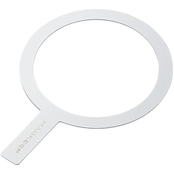 メタルリングステッカー MagSafe 磁力ワイヤレス充電器対応 シール 貼り付けツール付属 エレコム