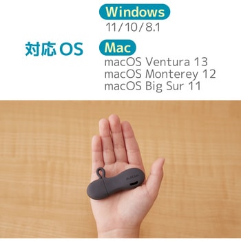 USBメモリ 32GB USB A 一体型 キャップ式 ストラップホール付 シリコン素材 耐衝撃 エレコム