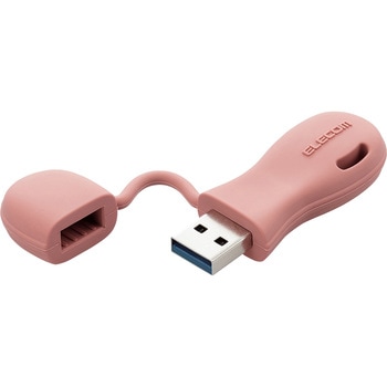 USBメモリ 32GB USB A 一体型 キャップ式 ストラップホール付 シリコン素材 耐衝撃 エレコム