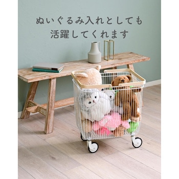 ランドリーバスケット キャスター付き YAMAZEN(山善)