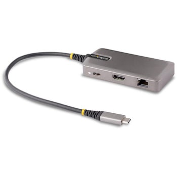 マルチポートアダプター/USB-C接続/シングルモニター/ 4K60Hz HDMI/100W PD/USBハブ/GbE/各種OS対応 StarTech.com