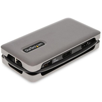 ドッキングステーション/USB-C接続/1画面/4K60Hz HDMIまたはDisplayPort/100W PD/USBハブ/LAN/32cmケーブル StarTech.com