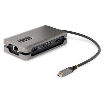 ドッキングステーション/USB-C接続/1画面/4K60Hz HDMIまたは1080p VGA/100W PD/USBハブ/LAN/32cmケーブル StarTech.com