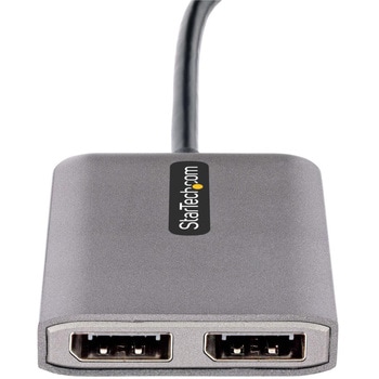 USB-C - 2x DisplayPort 1.4 変換アダプター/デュアルモニター/5K60Hz/Windowsの5/MSTハブ/ ディスプレイポート分配器 StarTech.com