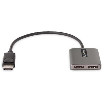 MSTハブ/DisplayPort 1.4接続/デュアルモニター/5K60Hz DP/HDR/Windowsのみ/32cm一体型ケーブル/ノートパソコン PC マルチディスプレイ 拡張 アダプター/ディスプレイ ポート 分配器 スプリッター StarTech.com
