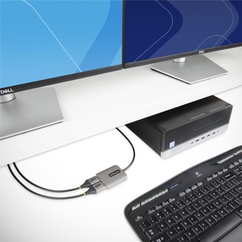 MSTハブ/DisplayPort 1.4接続/デュアルモニター/5K60Hz DP/HDR/Windowsのみ/32cm一体型ケーブル/ノートパソコン PC マルチディスプレイ 拡張 アダプター/ディスプレイ ポート 分配器 スプリッター StarTech.com