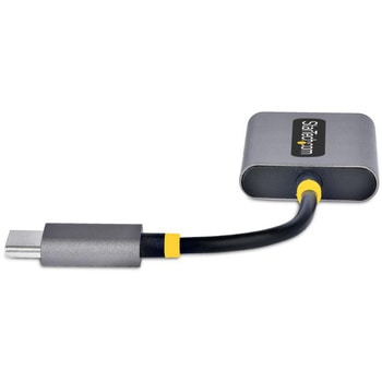 オーディオスプリッター/USB-C接続/2ポート3.5mm4極ステレオミニジャック/マイク入力付/24bitDAC StarTech.com
