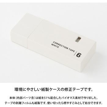 紙製修正テープ デザインフィル(ミドリ)