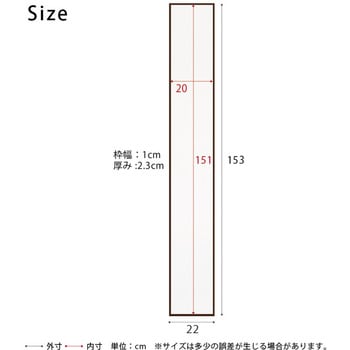 細枠ウォールミラー(22) 永井興産