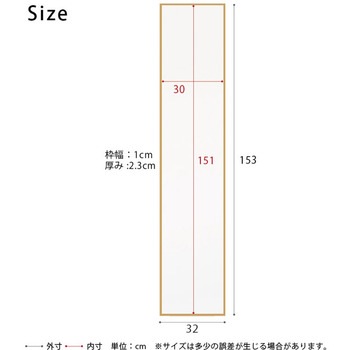 細枠ウォールミラー(32) 永井興産