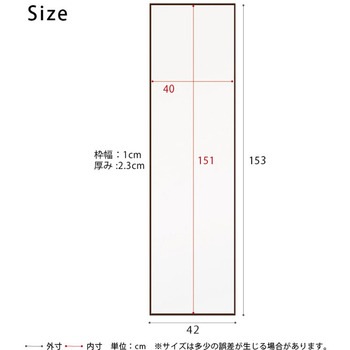 細枠ウォールミラー(42) 永井興産