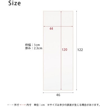 細枠ウォールミラー(46×122) 永井興産