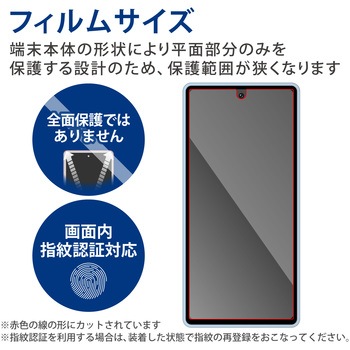 Google Pixel 7a フィルム 指紋認証対応 高透明 衝撃吸収 抗菌 指紋防止 気泡防止 エレコム