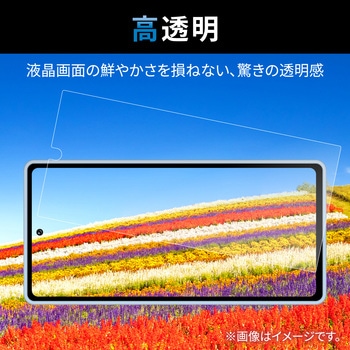Google Pixel 7a フィルム 指紋認証対応 高透明 衝撃吸収 抗菌 指紋防止 気泡防止 エレコム
