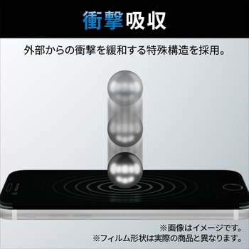 Google Pixel 7a フィルム 指紋認証対応 高透明 衝撃吸収 抗菌 指紋防止 気泡防止 エレコム