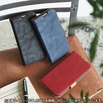 Xperia 10 V (SO-52D/SOG11) ケース ソフトレザー 手帳型 マグネット 衝撃吸収 ステッチ エレコム