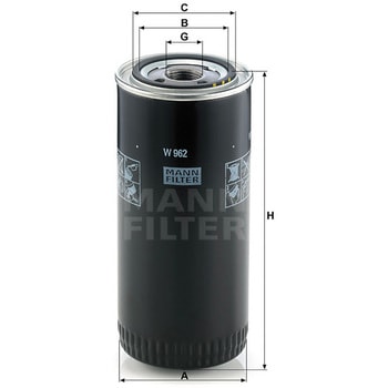 輸入車用油圧装置，オイルフィルター MANN-FILTER
