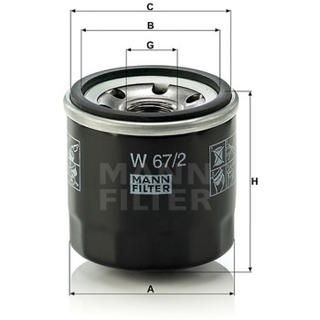 輸入車用オイルフィルター MANN-FILTER
