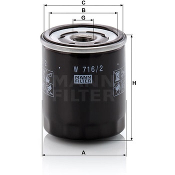 輸入車用オイルフィルター MANN-FILTER