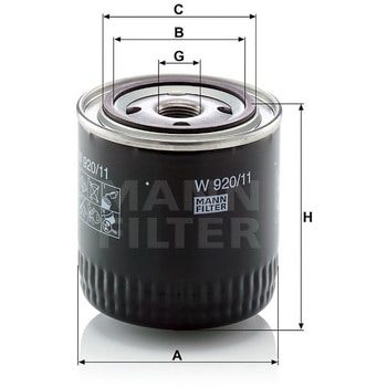 輸入車用オイルフィルター MANN-FILTER