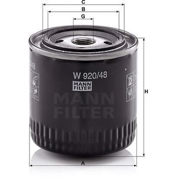 輸入車用オイルフィルター MANN-FILTER