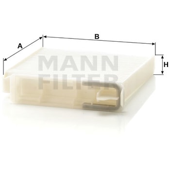 輸入車用キャビンフィルター MANN-FILTER