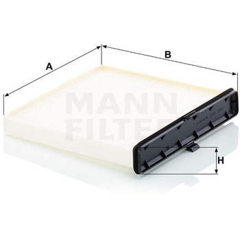 輸入車用キャビンフィルター MANN-FILTER