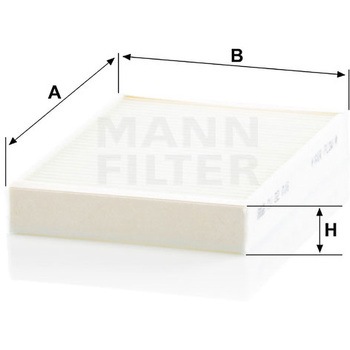 輸入車用キャビンフィルター MANN-FILTER