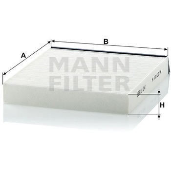 輸入車用キャビンフィルター MANN-FILTER