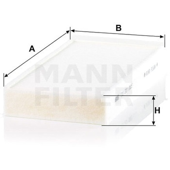輸入車用キャビンフィルター MANN-FILTER