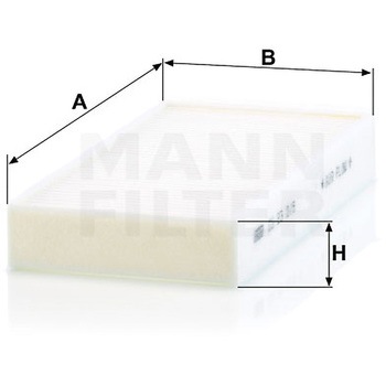 輸入車用キャビンフィルター MANN-FILTER