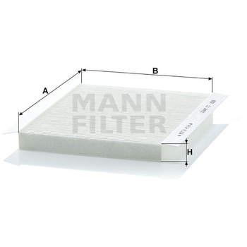 輸入車用キャビンフィルター MANN-FILTER