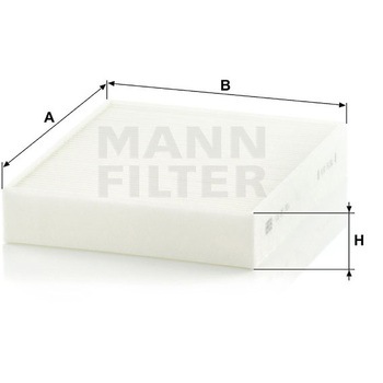 輸入車用キャビンフィルター MANN-FILTER