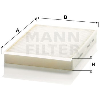 輸入車用キャビンフィルター MANN-FILTER