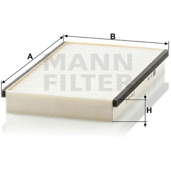 輸入車用キャビンフィルター MANN-FILTER